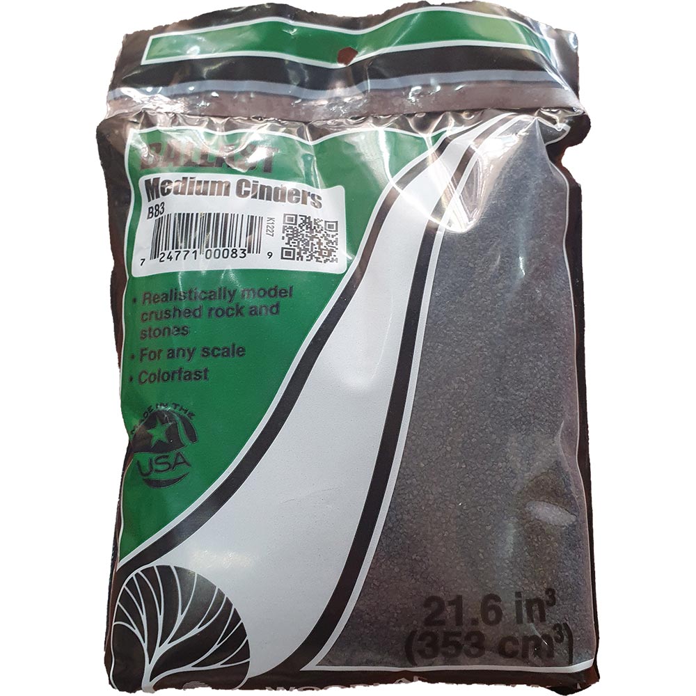 Ballast, Cinders, Medium 21.6"3 353cm3