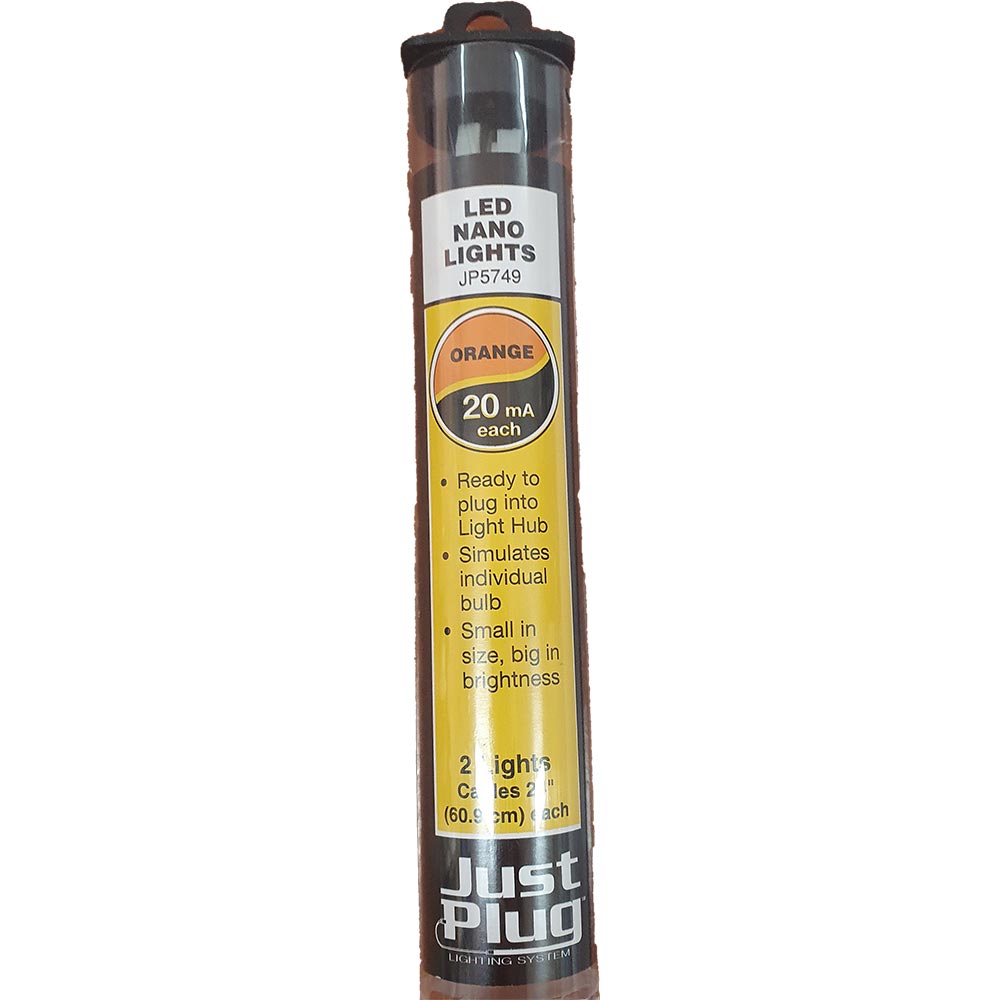 Woodland Scenics JP5744 - Just Plug - LED Nano Lights (Yellow) 20mA ea Woodland Scenics JP5744 - Just Plug - LED Nano Lights (Yellow) 20mA ea