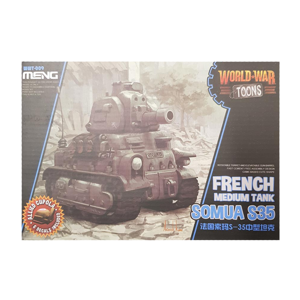 WWToons Medium Tank Somua S35 French - Meng