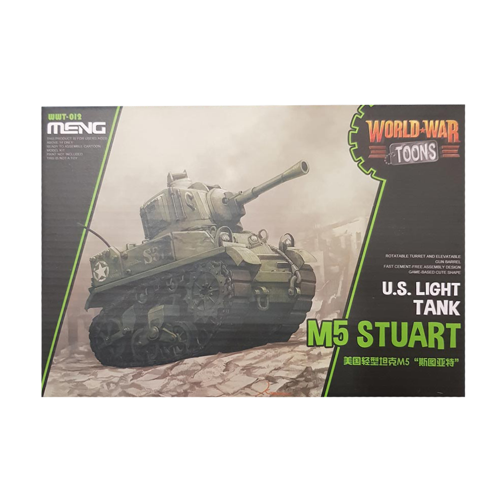 WWToons Light Tank M5 Stuart US - Meng