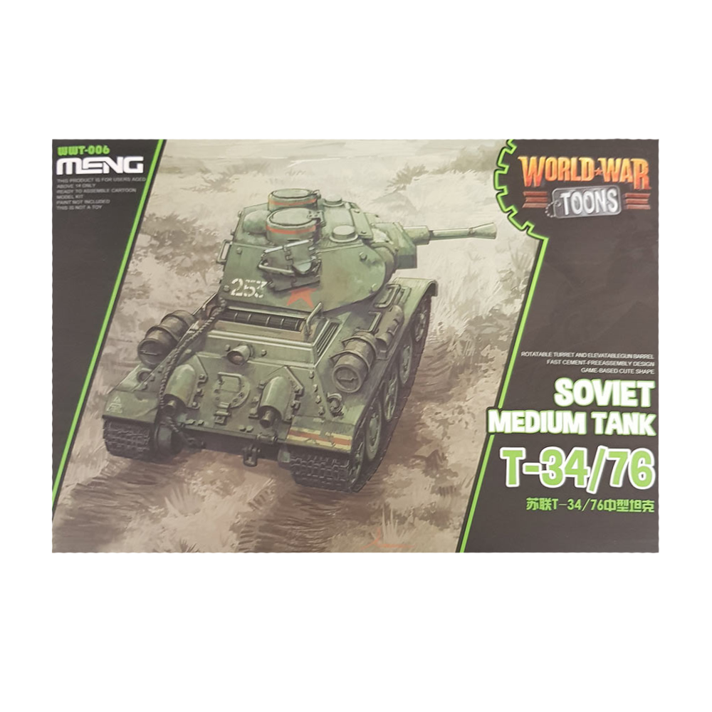 WWToons Soviet T-34/76 Tank - Meng