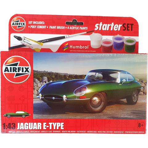 Jaguar E-Type 1:43 Starter Set - Airfix