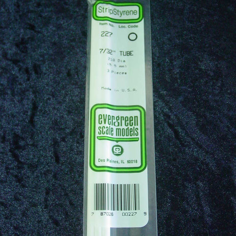 Evergreen Tube 227 0.219 x 14" (3)