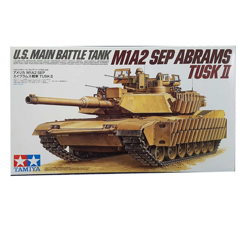 M1A2 Sep Abrams Tusk II 1:35 scale - Tamiya