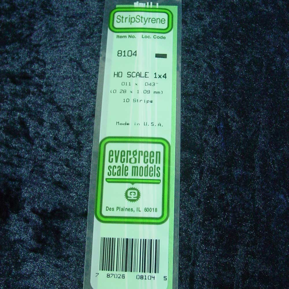 Evergreen HO Scale Strip 14"