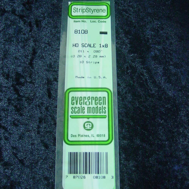 Evergreen HO Scale Strip 14"