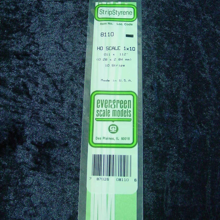 Evergreen HO Scale Strip 14"