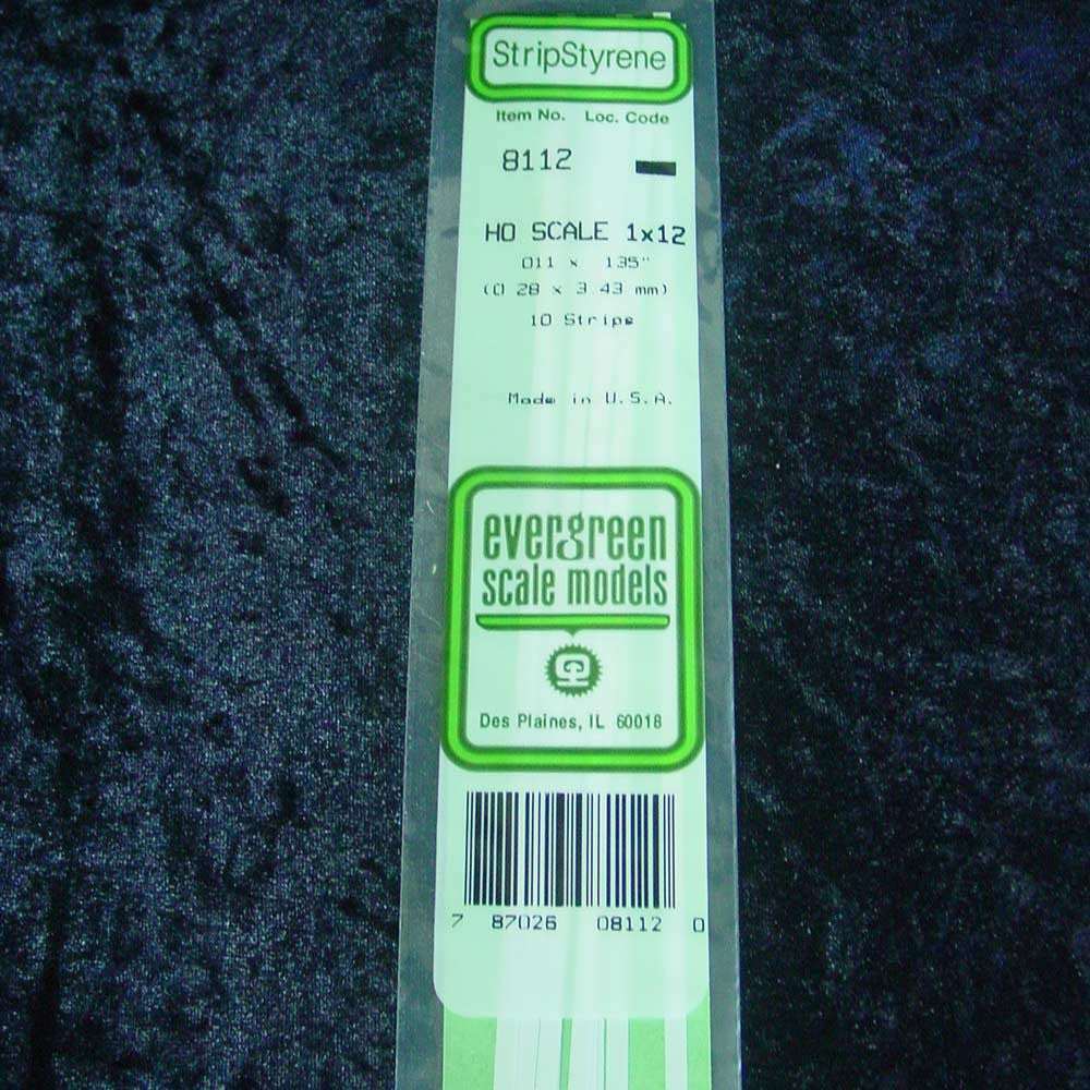 Evergreen HO Scale Strip 14"