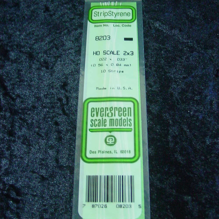 Evergreen HO Scale Strip 14"