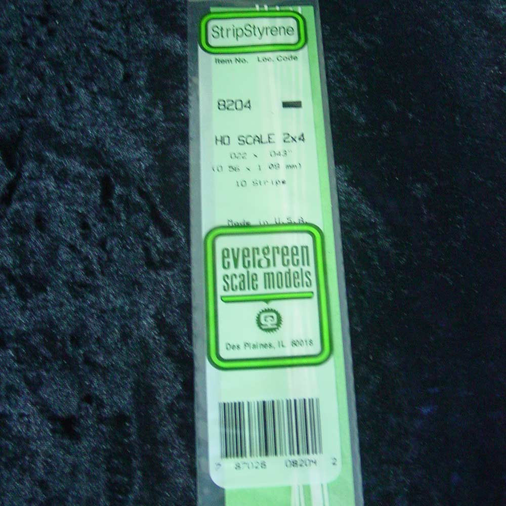 Evergreen HO Scale Strip 14"