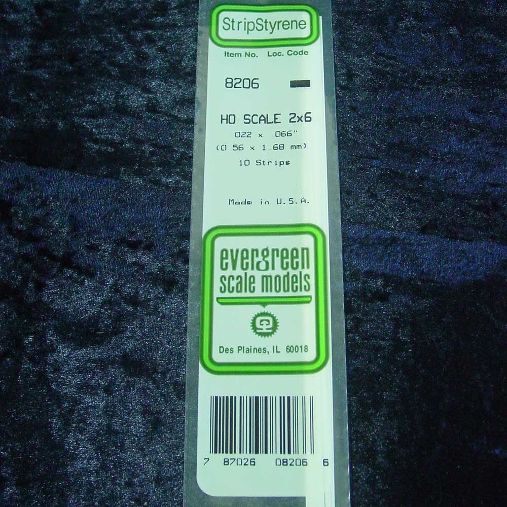 Evergreen HO Scale Strip 14"