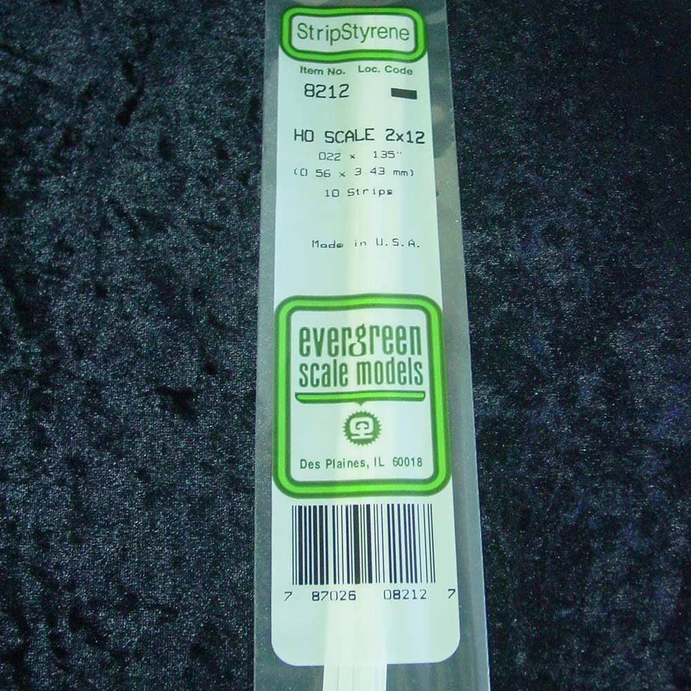 Evergreen HO Scale Strip 14"