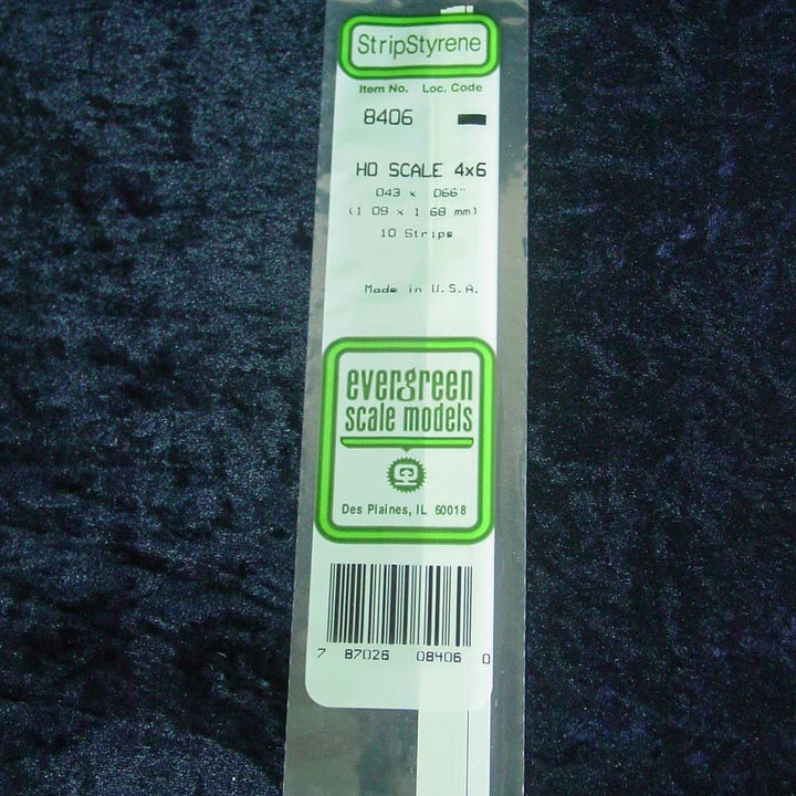 Evergreen HO Scale Strip 14"