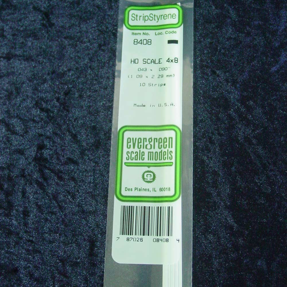 Evergreen HO Scale Strip 14"