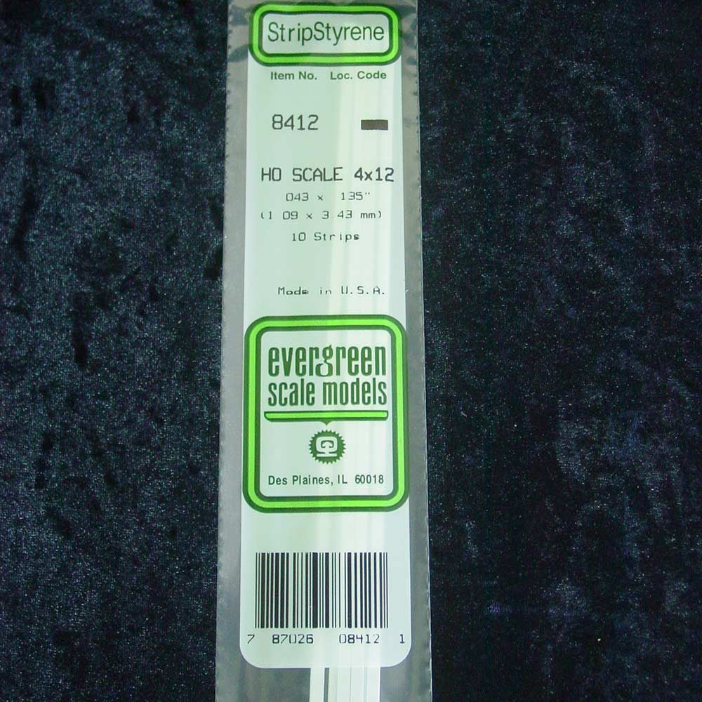 Evergreen HO Scale Strip 14"