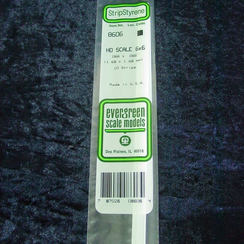 Evergreen HO Scale Strip 14"