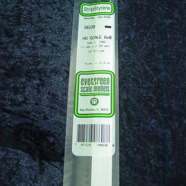 Evergreen HO Scale Strip 14"