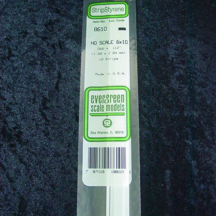 Evergreen HO Scale Strip 14"