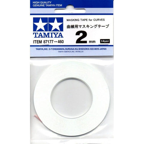 Masking Tape for Curves, 2mm - Tamiya