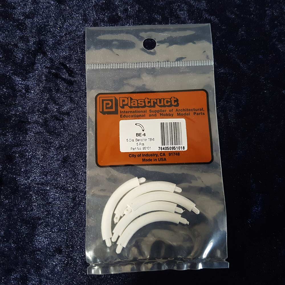 Plastruct 95101 BE-6 5 Dia Bend for TB-6 (5) - Plastruct