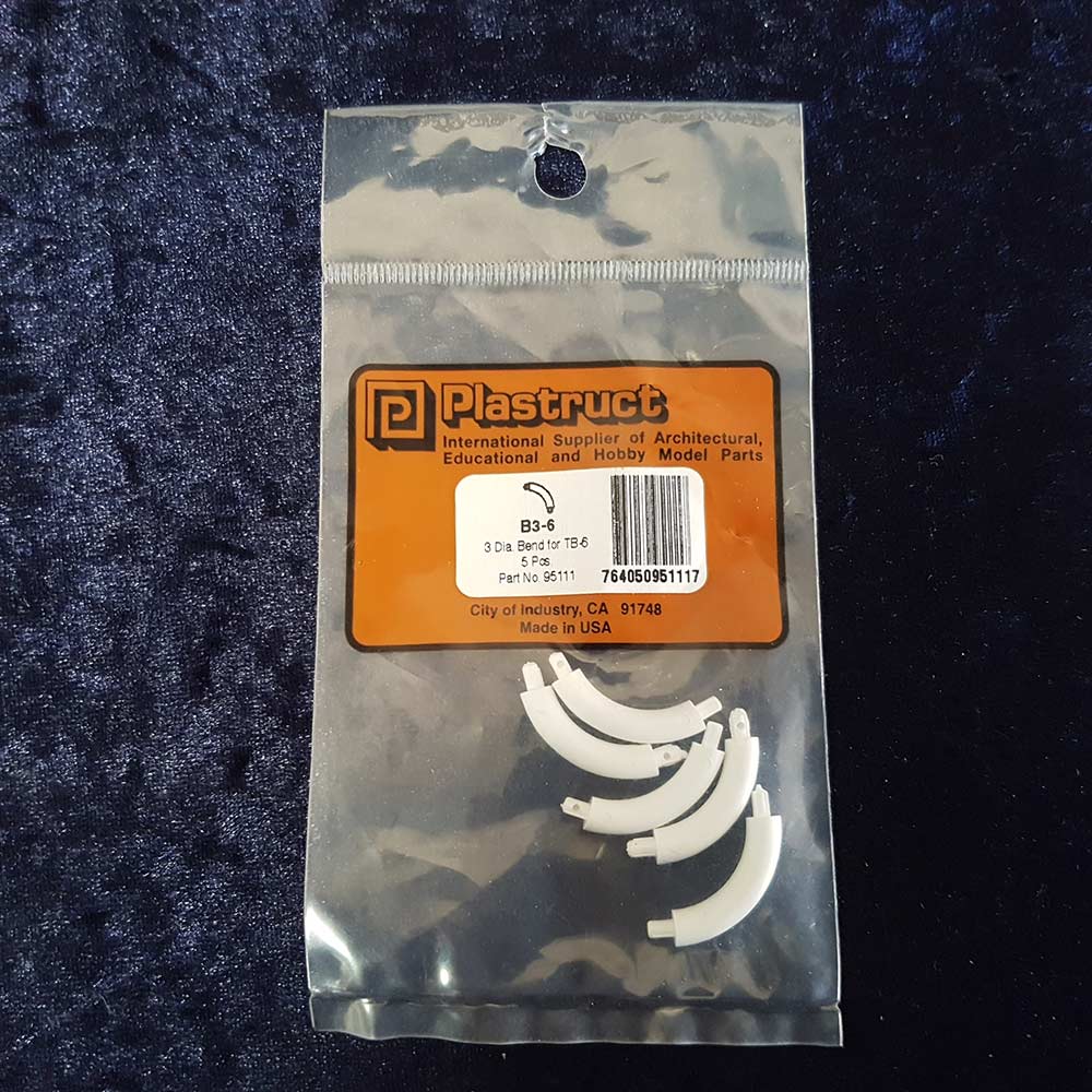 Plastruct 95111 B3-6 3 Dia Bend for TB-6 (5)