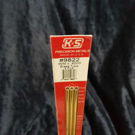 Brass Tube K&S 9822 4mm x 300mm 0.45mm Wall (3)