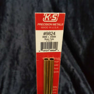 Brass Tube K&S 9824 6mm x 300mm 0.45mm Wall (2)