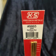 Brass Rod K&S 9865 3mm x 300mm (3)