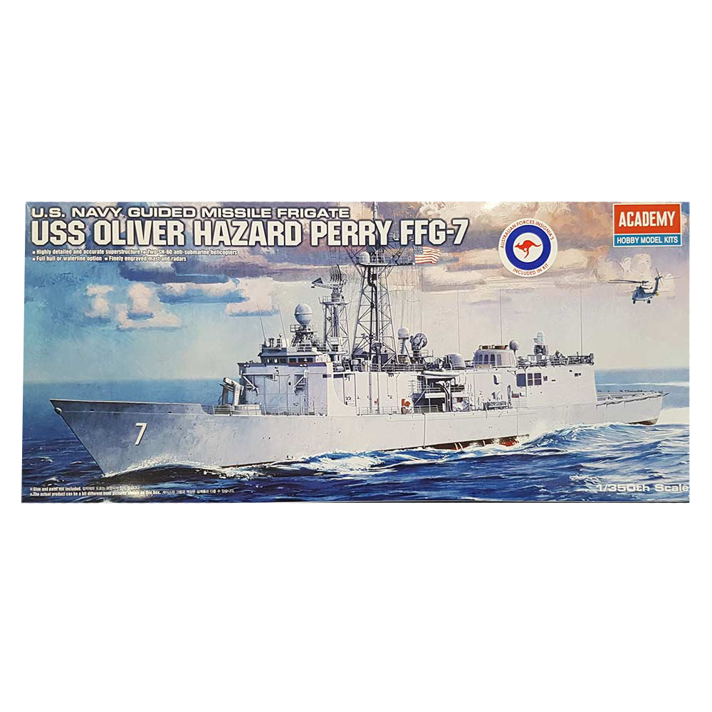 Adelaide Class FFG-7 (USS Oliver Hazard Perry) 1:350 Scale - Academy A ...