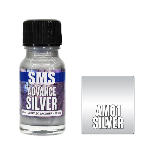 AM01 Advance Metallic SILVER 10ml