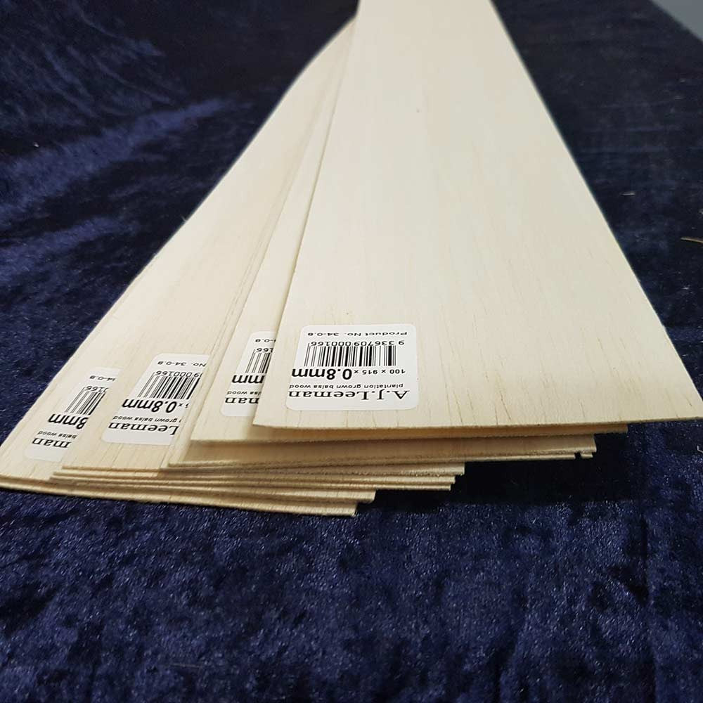 Balsa Sheet 915mm long 75mm wide - this product cannot be shipped, pickup only