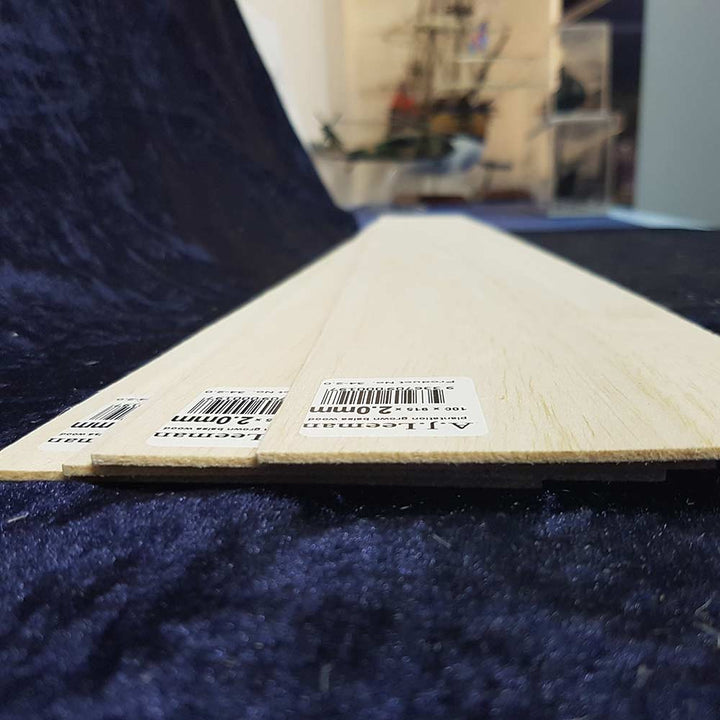 Balsa Sheet 915mm long 75mm wide - this product cannot be shipped, pickup only