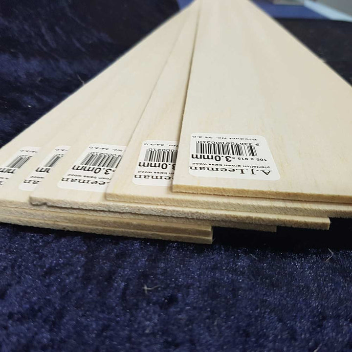 Balsa Sheet 915mm long 75mm wide - this product cannot be shipped, pickup only