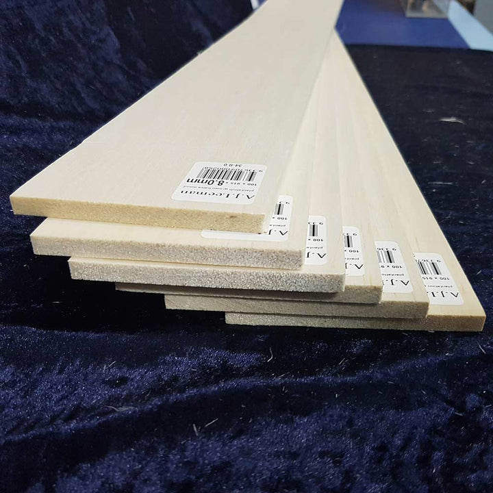 Balsa Sheet 915mm long 75mm wide - this product cannot be shipped, pickup only