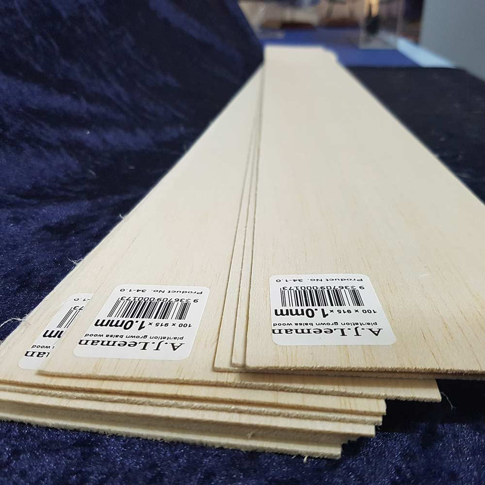 Balsa Sheet 915mm long 75mm wide - this product cannot be shipped, pickup only