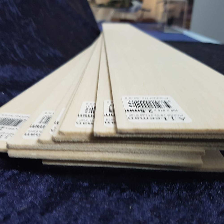 Balsa Sheet 915mm long 75mm wide - this product cannot be shipped, pickup only