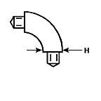 Plastruct 95001 E-3 90° Elbow for TB-3 (5)