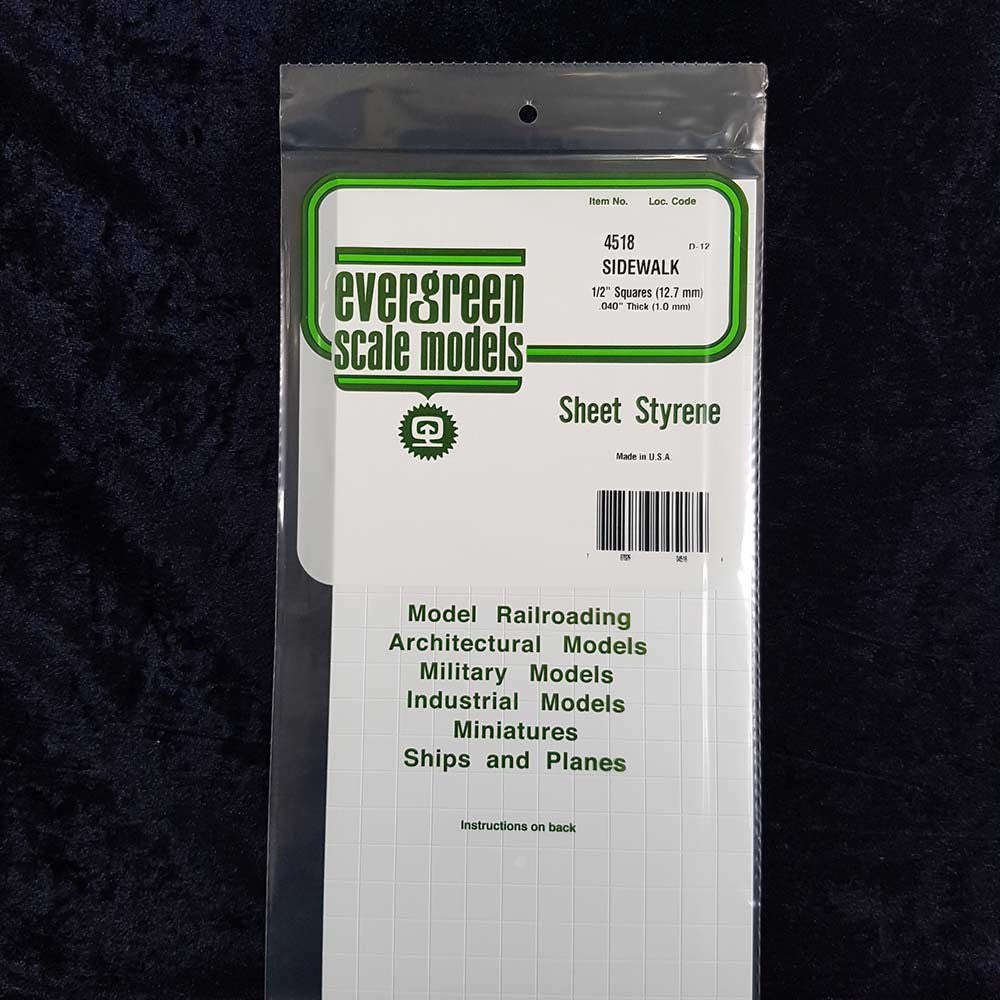 Evergreen Sidewalk Sheet 12"