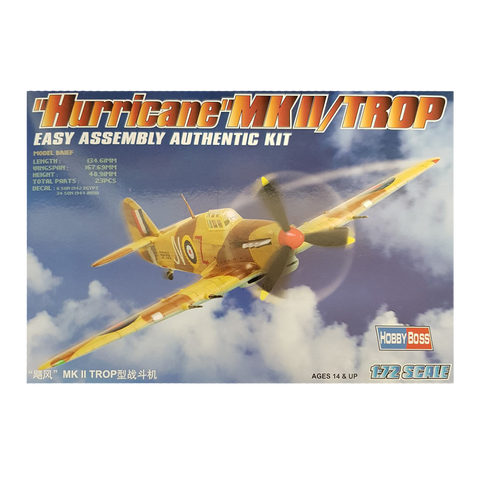 Hurricane MK II Trop 1:72 - Hobbyboss