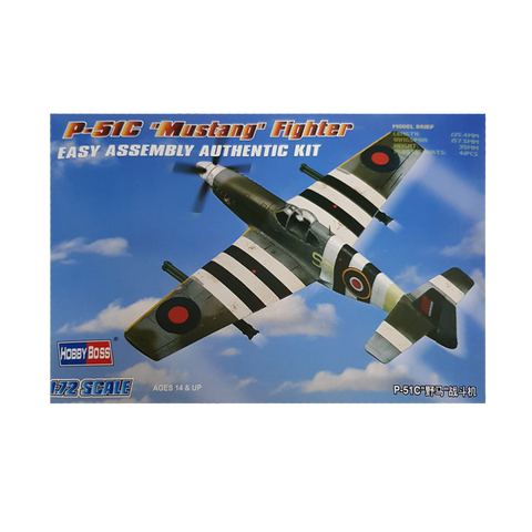 P-51C Mustang Fighter 1:72 - Hobbyboss