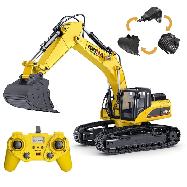 Construction Full metal Excavator RC - Huina