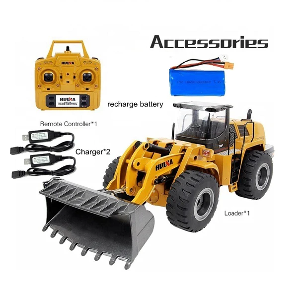 Construction Metal wheeled Loader RC 1:14 - Huina