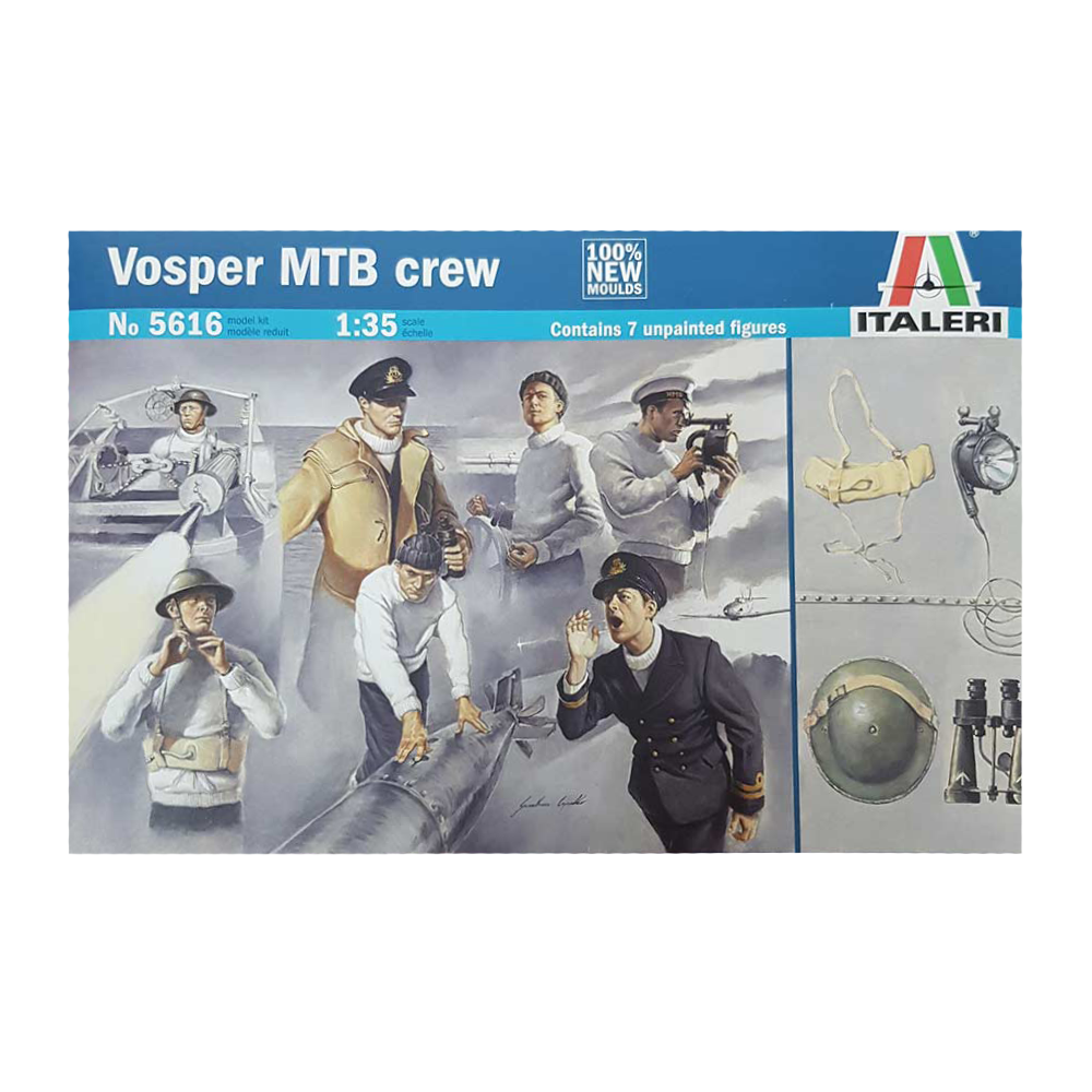 Vosper Crew and Accessories 1:35 - Italeri – New England Models and Hobbies