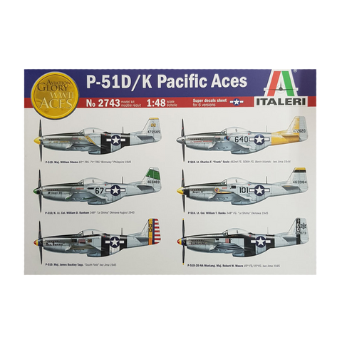 P-51D/K Pacific Aces 1:48 scale - Italeri