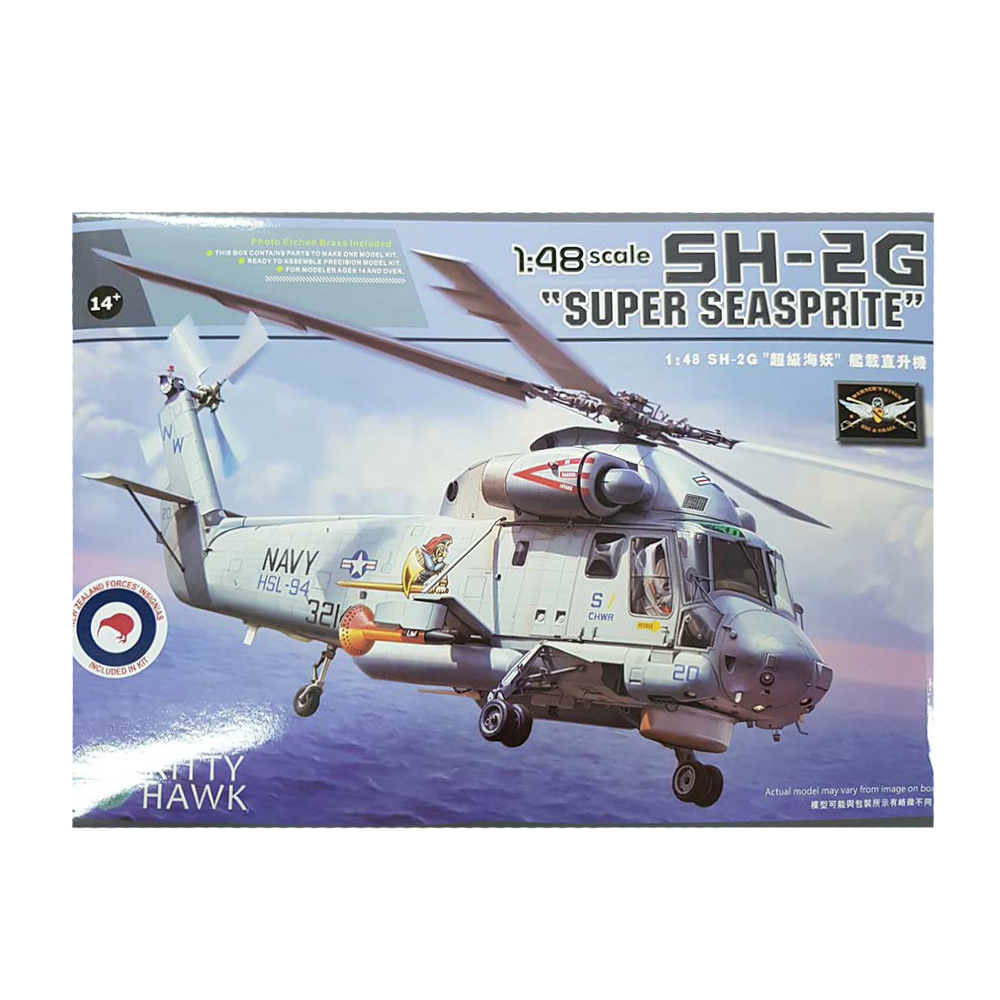 SH-2G (RNZN) 80126 Seasprite 1:48 - Kittyhawk – New England Models and ...