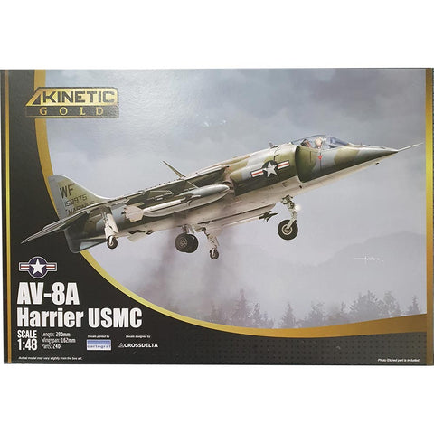 Harrier AV-8A USMCR1/GR3 1:48 - Kinetic