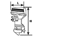 Battery Operated Outboard Motor MOT-45 R1004