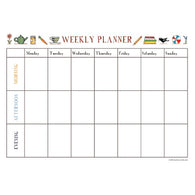 Weekly Planner, A4
