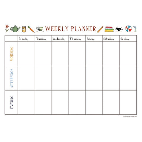 Weekly Planner, A4