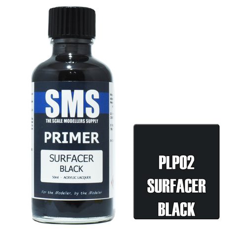 PLP02 Primer SURFACER BLACK 50ml
